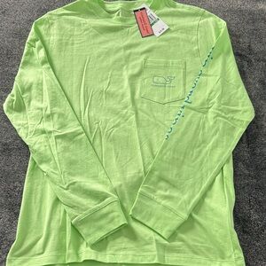 Vineyard Vines Boy’s Lime Long Sleeve Tee